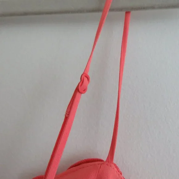 J.CREW Peach Coral Daisy Lace Spaghetti Strap Midi Dress - Size US 14 - Picture 10 of 16